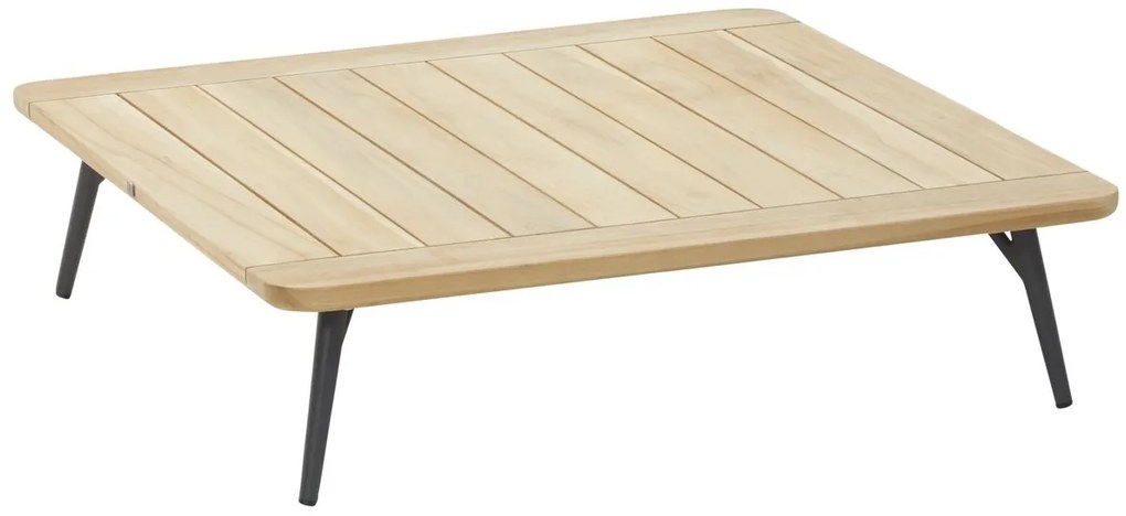 4 Seasons Outdoor Hoek Loungeset  - Positano - Rope/Teak - Lichtgrijs - 4 Seasons Outdoor