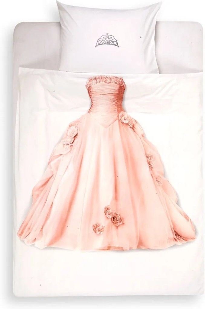 Snurk Princess kinderdekbedovertrekset van katoen perkal 160 TC