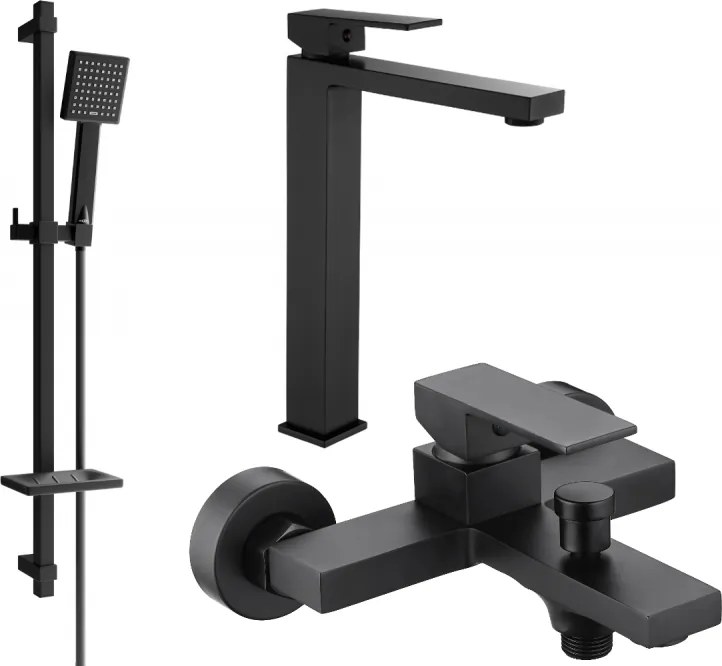 Mexen Uno DQ45 badset, zwart - 71413DQ45-70