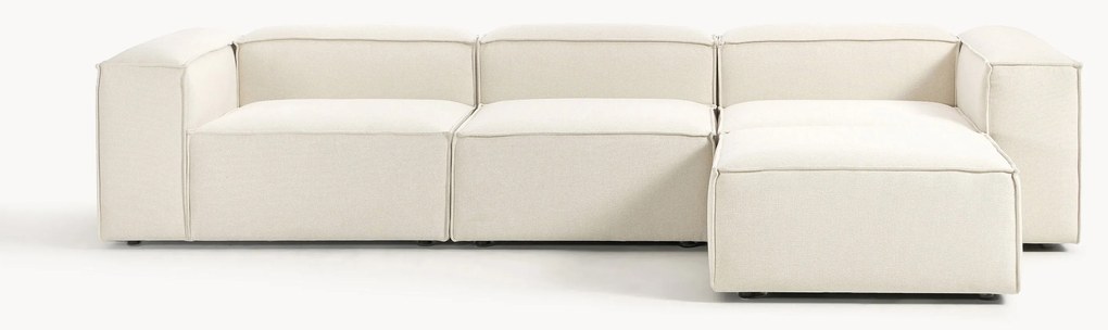 Lennon modulaire bank (4-zits) met poef (links/rechts)