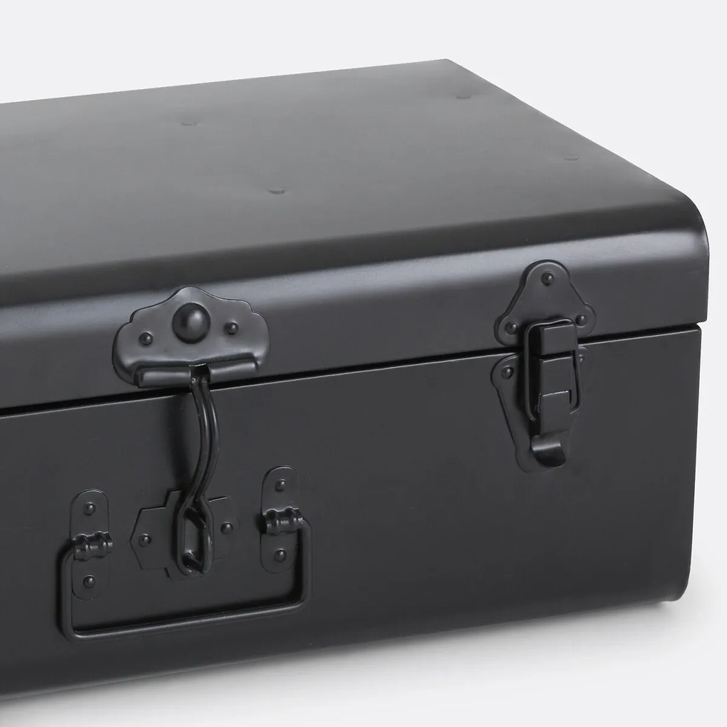 Koffer in staalmetaal, Masa