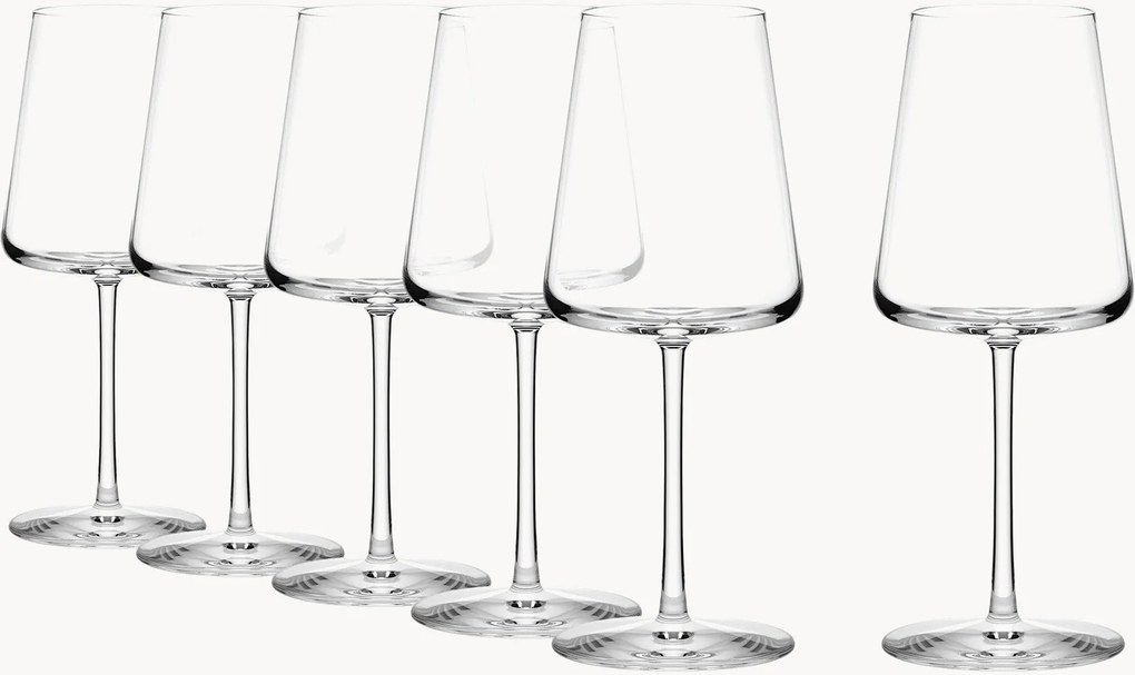 Witte wijnglazen Power, 6-delig