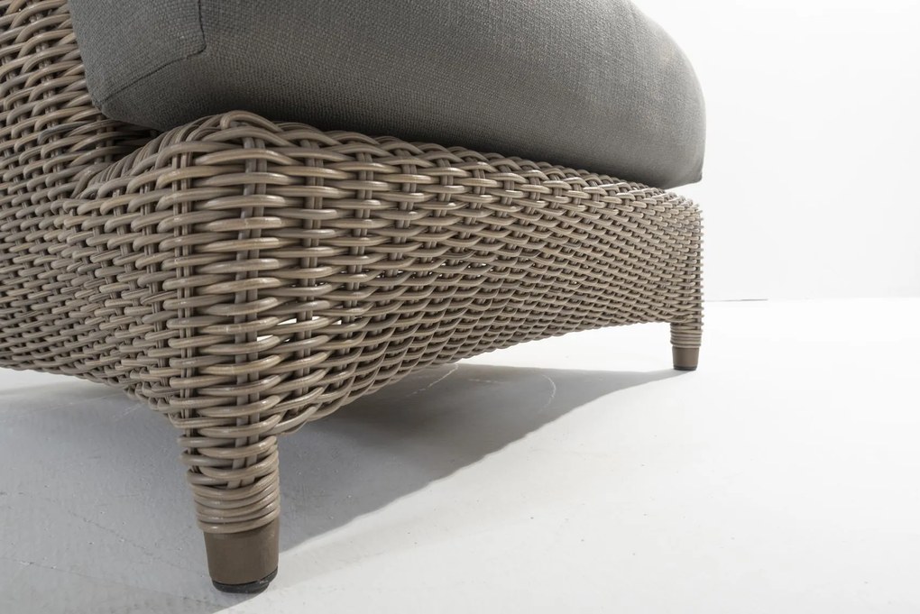 4 Seasons Outdoor Valentine loungestoel pure *showroommodel    antraciet weerbestendig