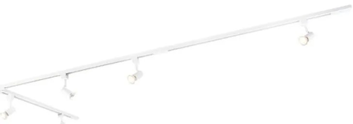 Modern railsysteem met 5 spots wit 1-fase  - Iconic Jeany