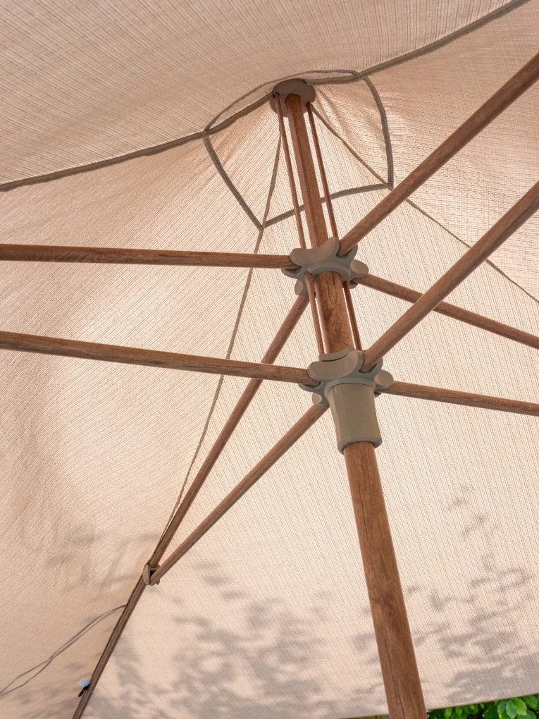 4 Seasons Vivenda stokparasol 270x270 cm. - beach/woodlook