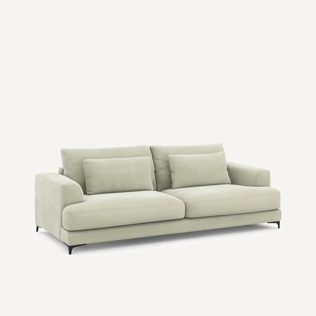 4-zits slaapbank van stonewashed fluweel, Marsile