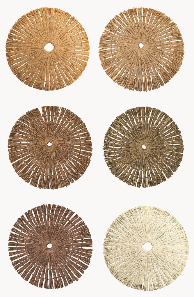 Handgemaakte placemats Tovaglietta, 6-delig