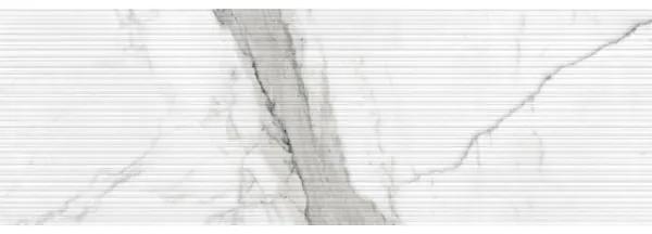 Cifre Cerámica Wandtegel Statuario mat relieve 40x120 cm Gerectificeerd Marmer look Mat Wit/zwart SW07310535-1