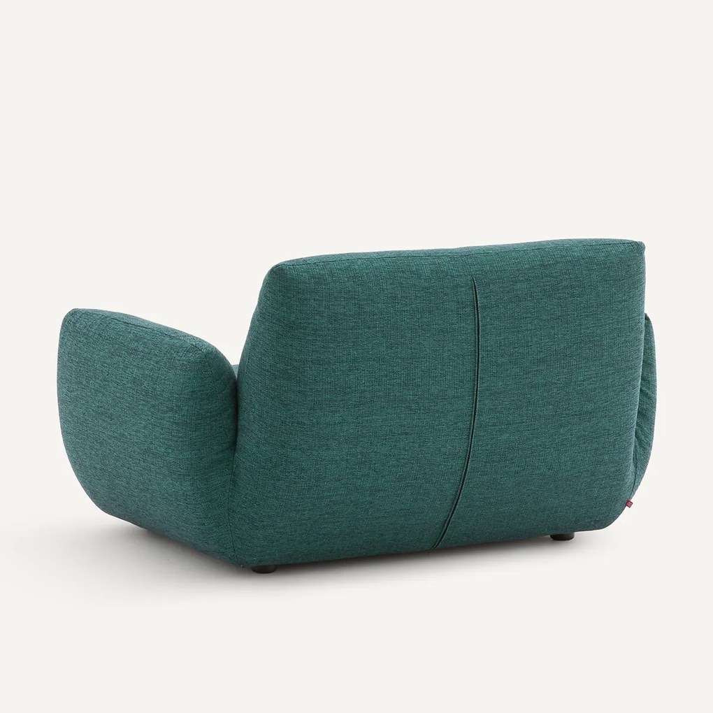 Fauteuil in canvas stof, Spogano