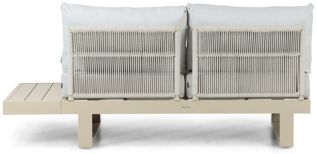 Hoek loungeset 5 personen Aluminium Taupe  Lifestyle Garden Furniture Lorenzo