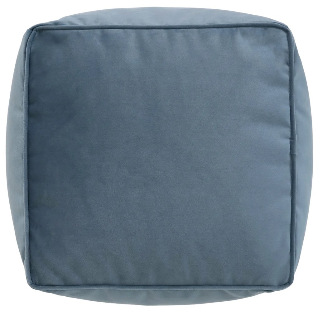 Amara Poef Velvet - Blauw
