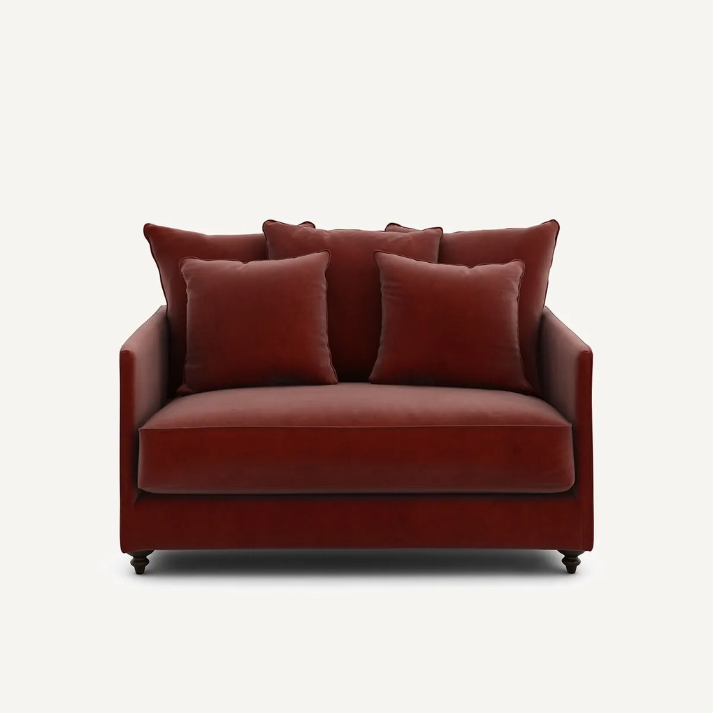 2-zits omvormbare bank van fluweel, Lazare