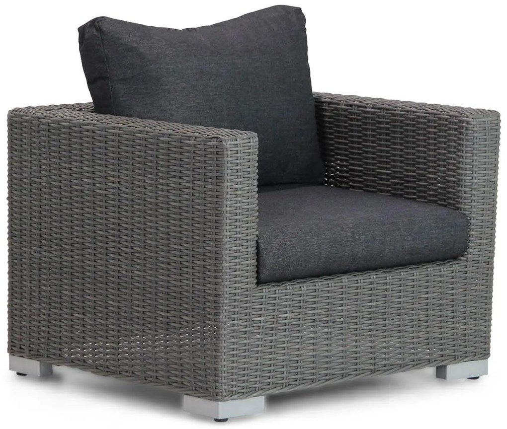 Hoek loungeset 6 personen Wicker Grijs  Garden Collections Cuba