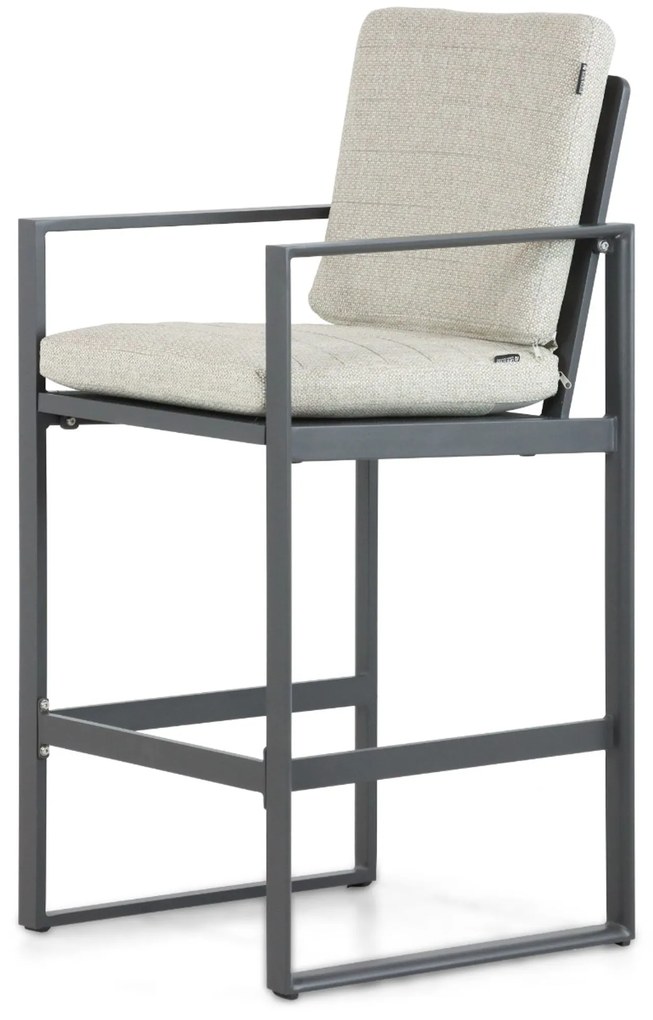 Barstoel Aluminium Grijs-antraciet Lifestyle Garden Furniture Nuno