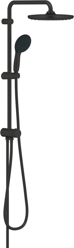 Grohe QuickFix Vitalio Start glijstangset met regendouche en 3 straalsoorten mat zwart