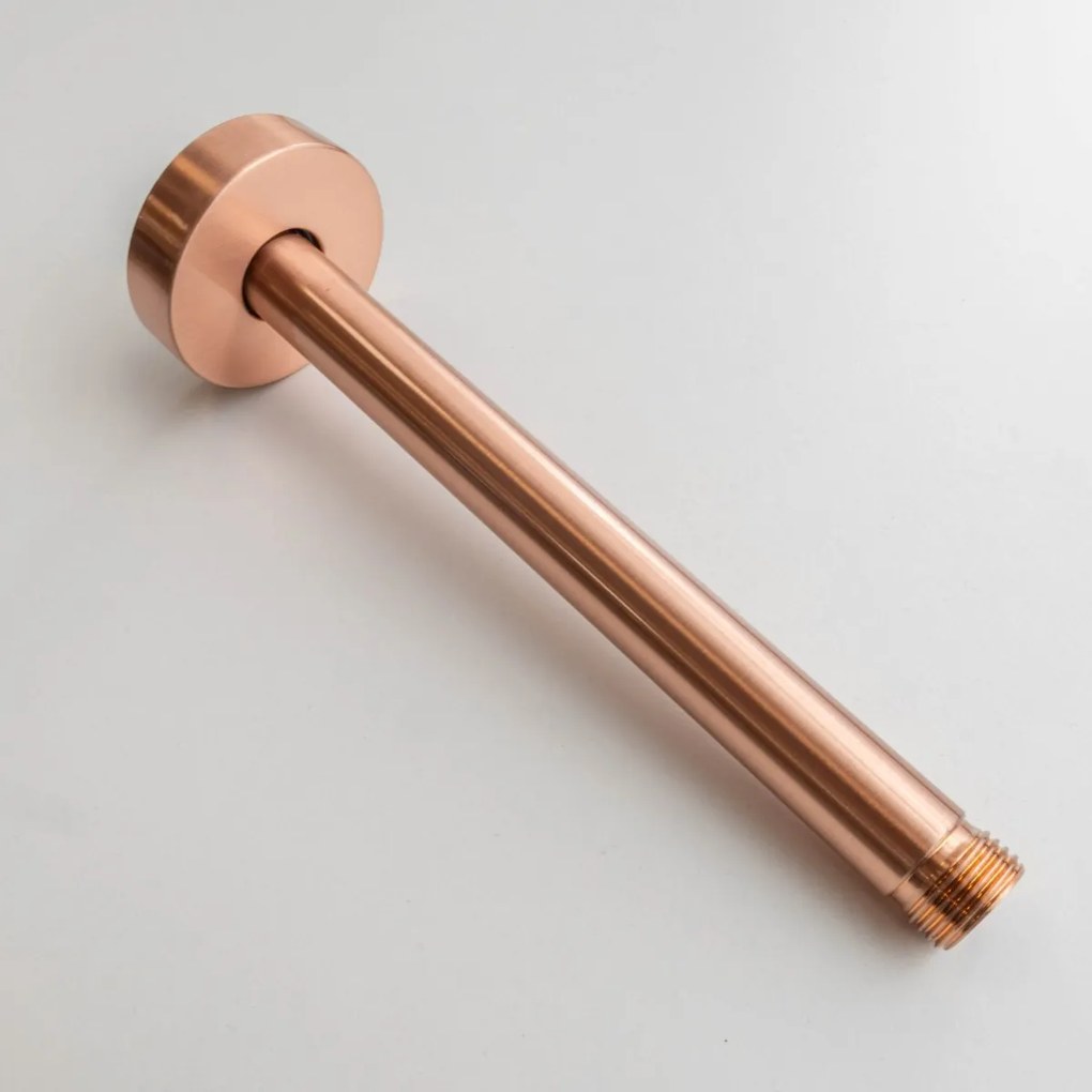 Saniclear Copper douchearm voor plafondmontage 20cm koper geborsteld