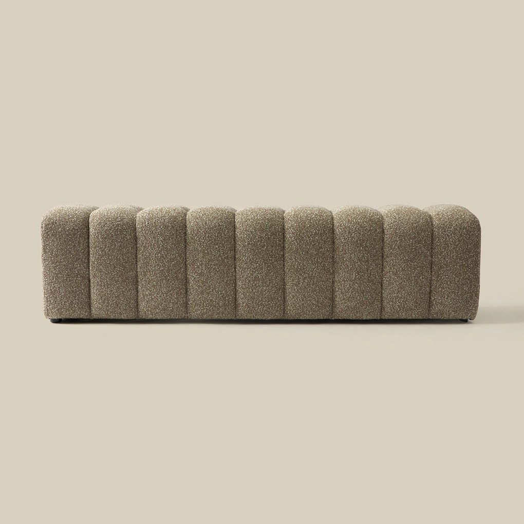 Bankje Zachte Stof Taupe 180 Cm