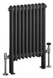 Eastbrook Imperia 2 koloms radiator 45x60cm 639W antraciet