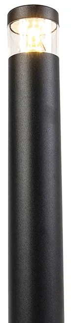 Moderne buitenlamp zwart 100 cm IP44 incl. LED - Roxy