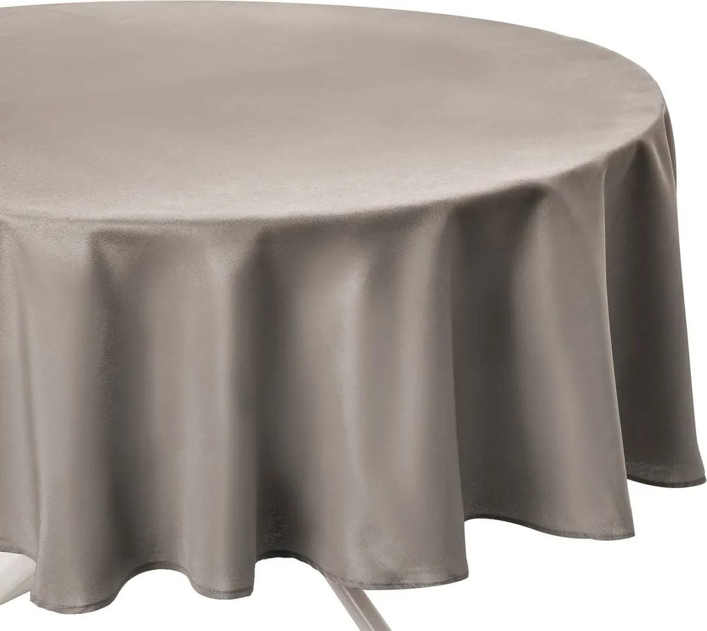 Atmosphera Tafelkleed Lallie Antivlek - Beige - Rond - Ø 180 cm