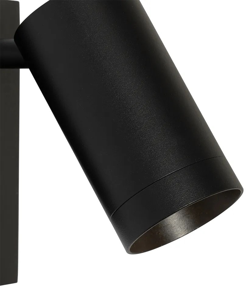 Moderne wandlamp zwart verstelbaar met schakelaar - Jeana Luxe Modern GU10 Binnenverlichting Lamp