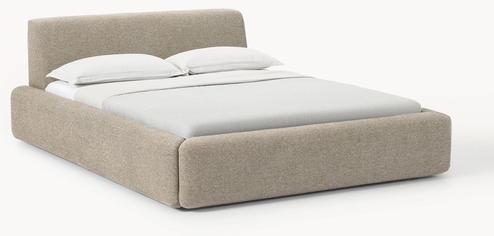 Gestoffeerd bed Melva met opbergruimte