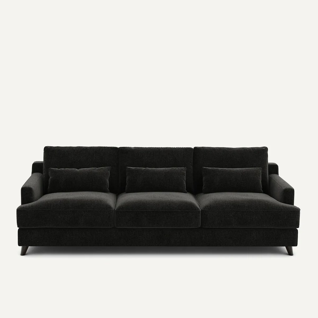 Sofa 3- of 4-zits, chenille fluweel, Alwine