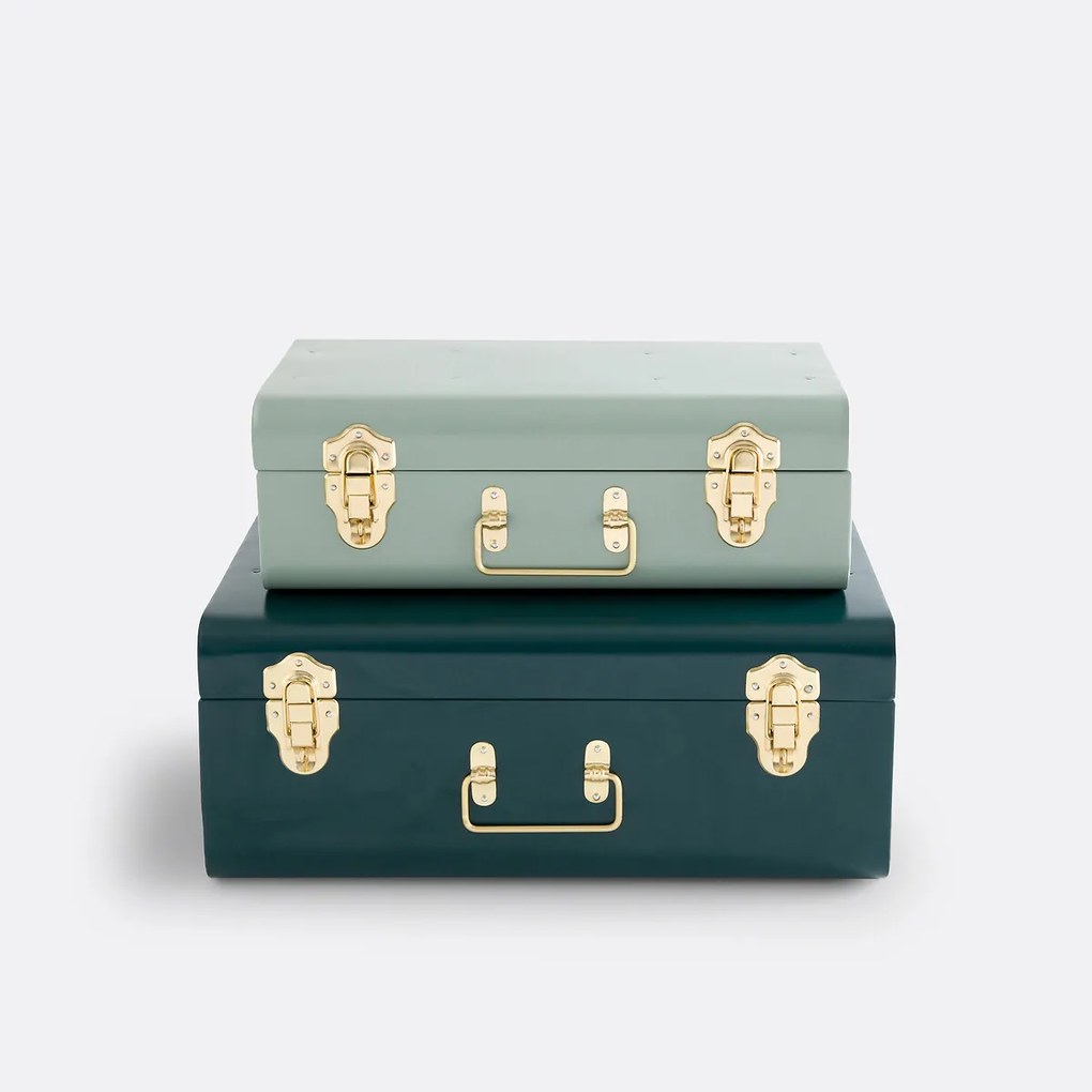 Set van metalen koffers, Masa