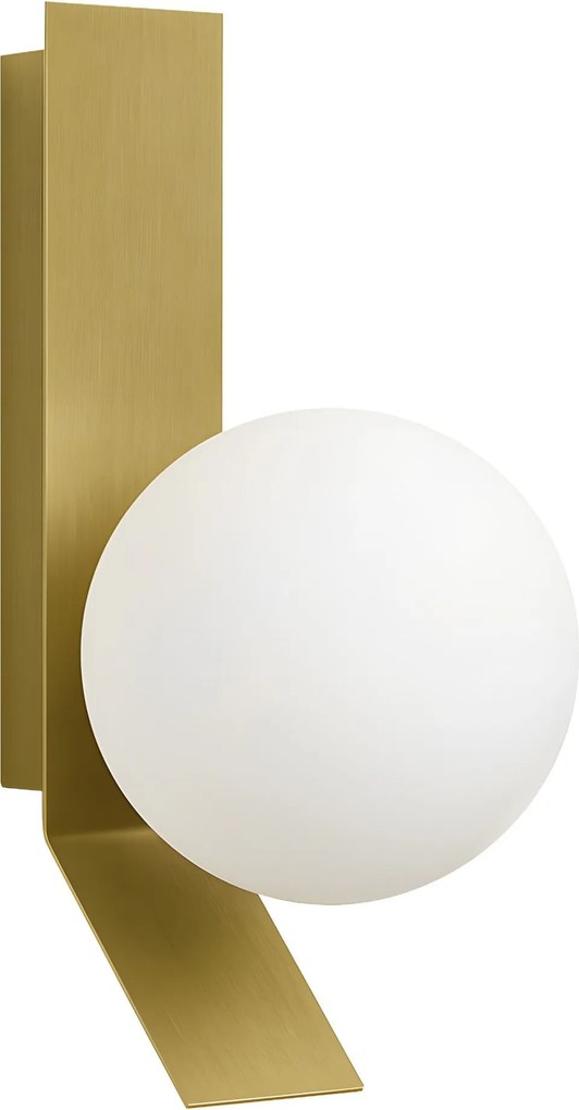 APP1759-1W Wandlamp in geborsteld goud/wit