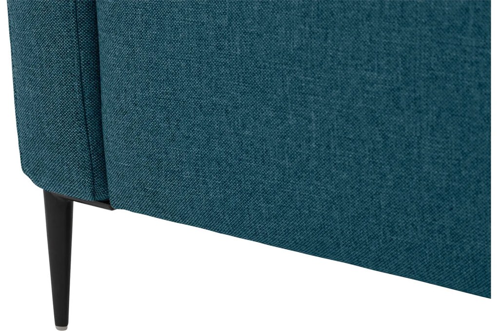 Goossens  Key West blauw, stof, 3-zits, modern design