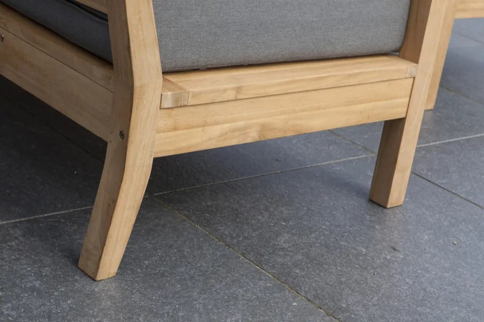 Exotan St. Peter loungeset - Teak hout (OP=OP)