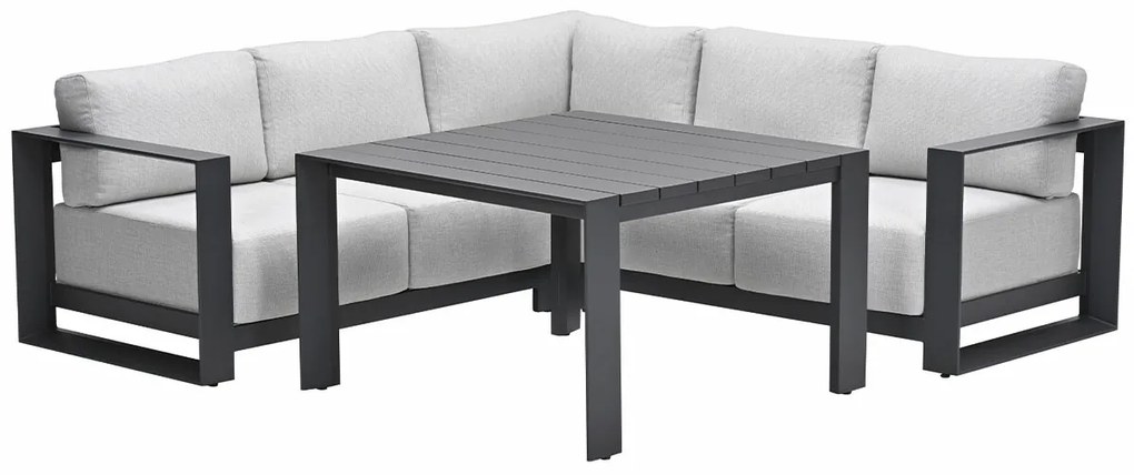 Garden Impressions Malakka lounge dining set 4-delig - valley sand