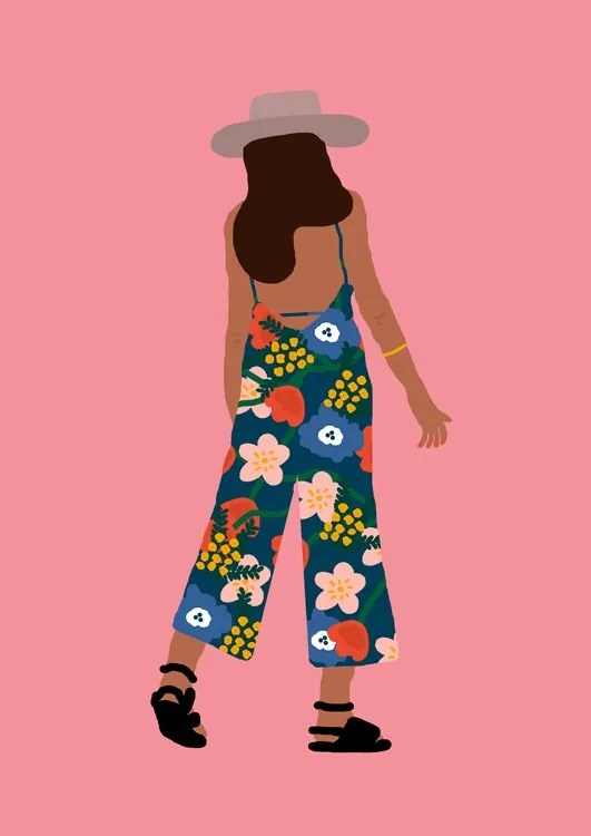 Ilustratie Summer Girl, Rafaela Mascaro