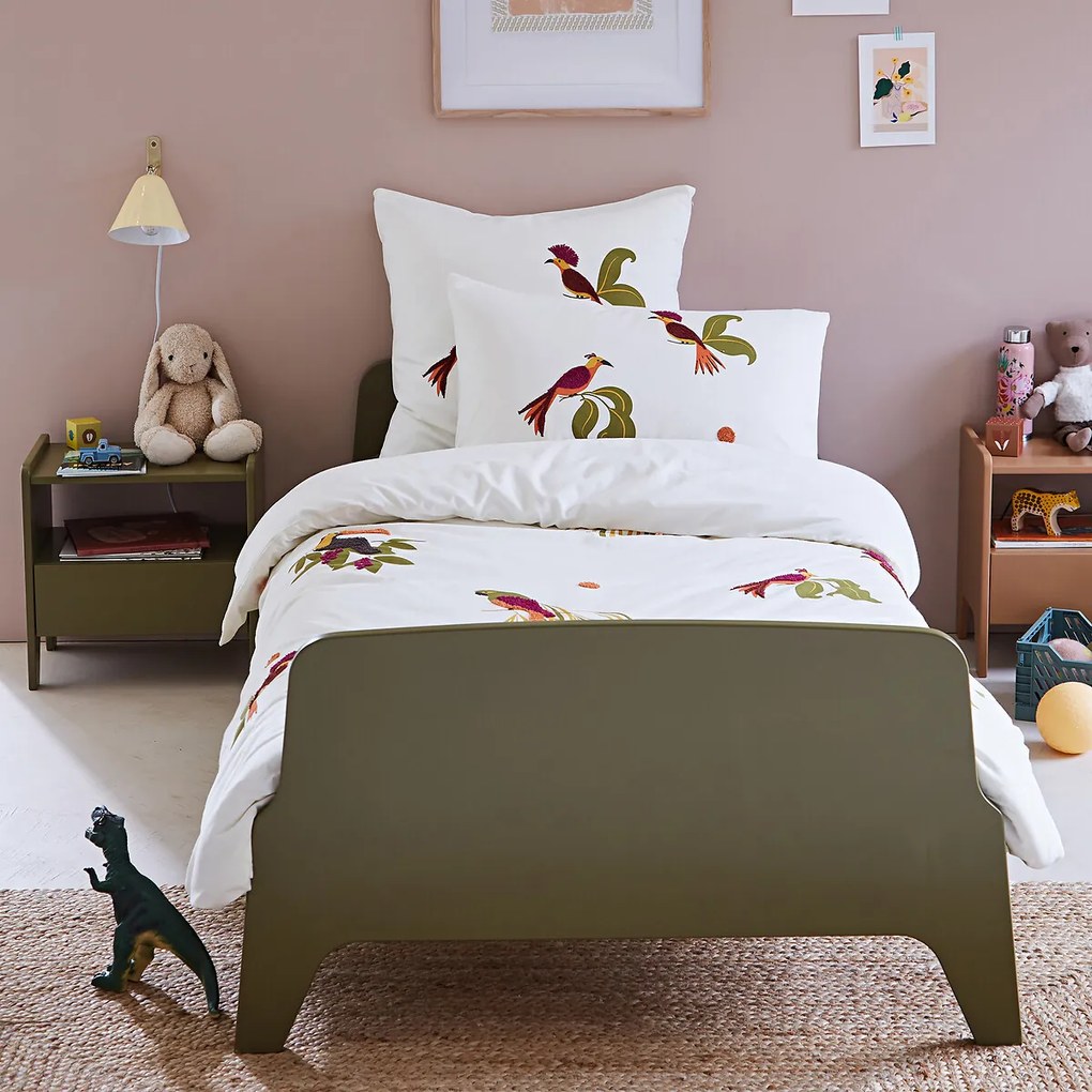 Bed met retro vintage stijl, 1 persoon, Adil
