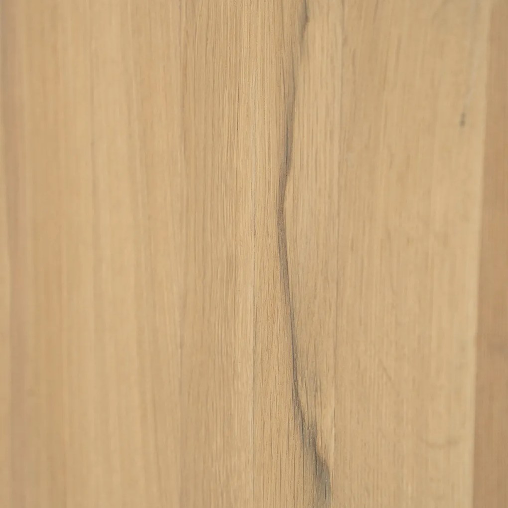 Hoge Design Kast Eikenhout Naturel - 120x50x210cm.