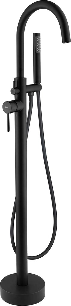 Vloeren  badmengkraan Rea Lungo Black