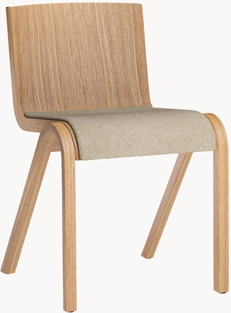 Houten stoel Ready met zitkussen