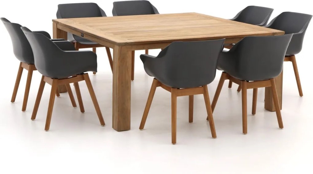 Diningset Hartman | 8 personen | Tuinset teakhout | 9-delig | Kees Smit Tuinmeubelen