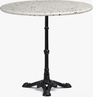 Vertuo Terrazzo Bartafel Zwart & Rond & Ivoorkleurig Terrazzo - Zwart - Sklum