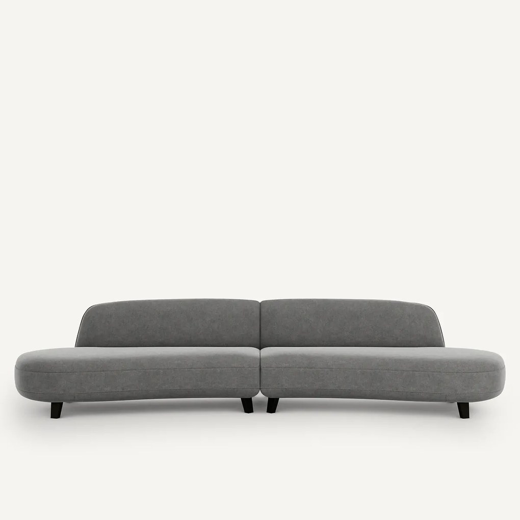 6-zitsbank stonewashed fluweel, Rosebury