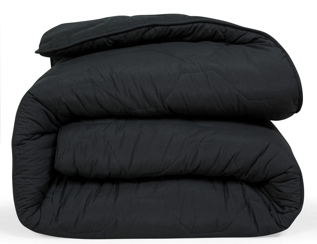 Dekbed 2 in 1 - Wasbaar dekbed zonder overtrek - 200x200 - zwart