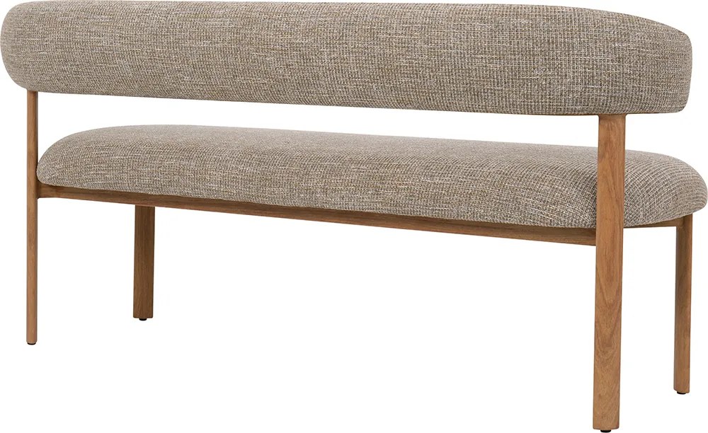 Eetbank Eiken Met Grove Stof 160 Cm