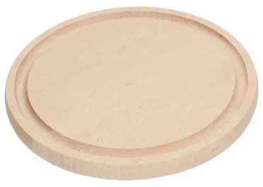 Snijplank, fsc beukenhout,ø 20 cm