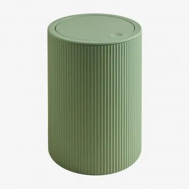 Ozene Abs-afvalbak Met Deksel Groene Lauerl - Sklum