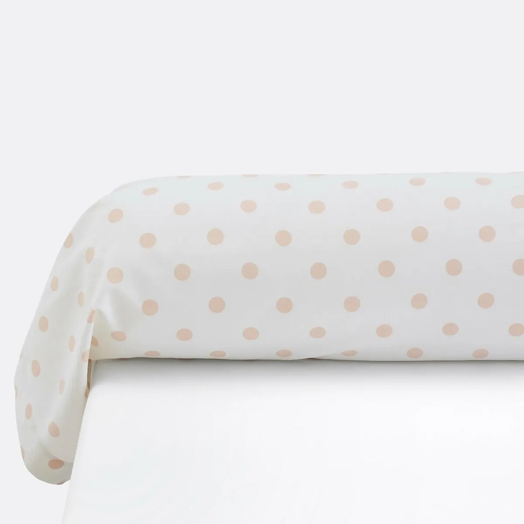 Kussensloop in flanel met stippenprint, Clarisse