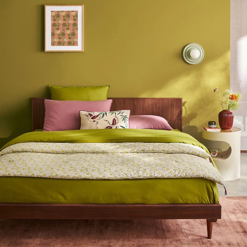 Effen kussensloop in gewassen katoen, Scenario