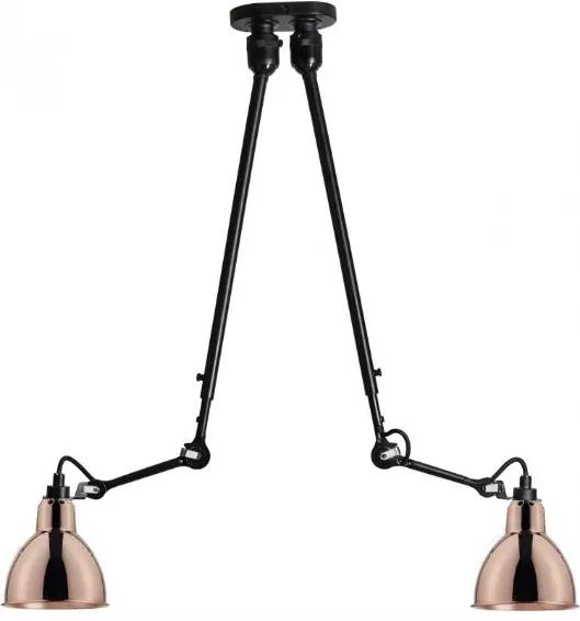 DCW éditions Lampe Gras N302 Double plafondlamp koper