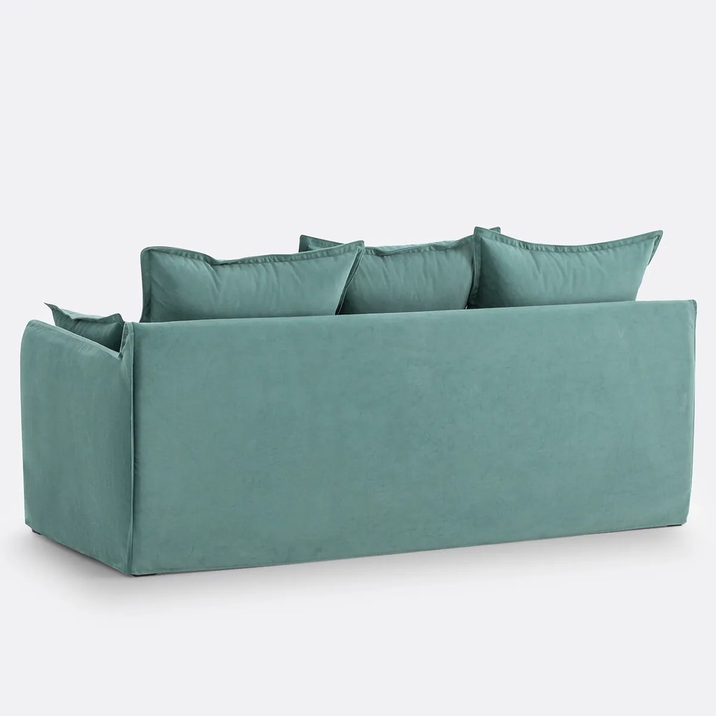 Sofa voor 2, 3, 4 of 5 personen, met afneembare hoezen, in fluweel, ODNA