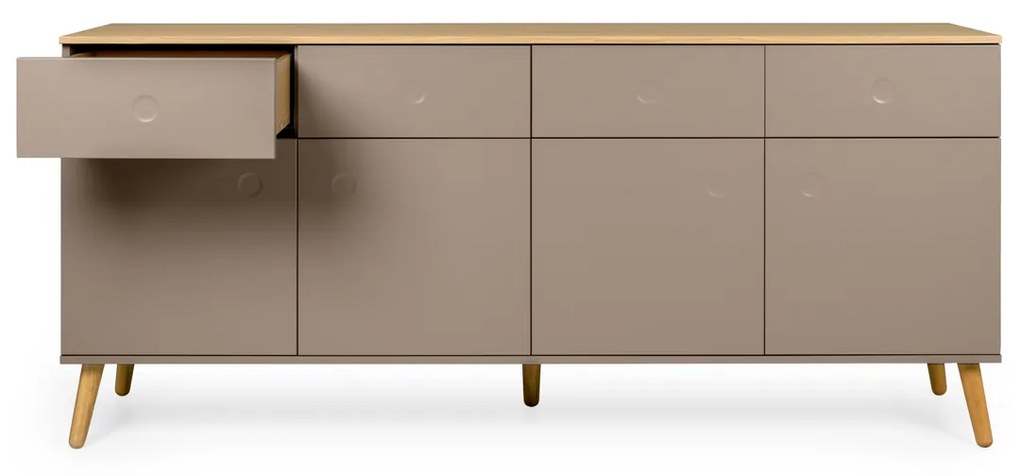 Tenzo Dot Groot Dressoir Taupe Scandinavisch