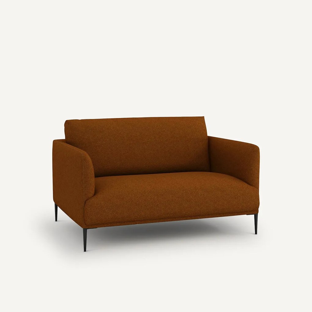 2-zits bank in gemêleerde gevlochten stof Oscar, ontwerp Emmanuel Gallina